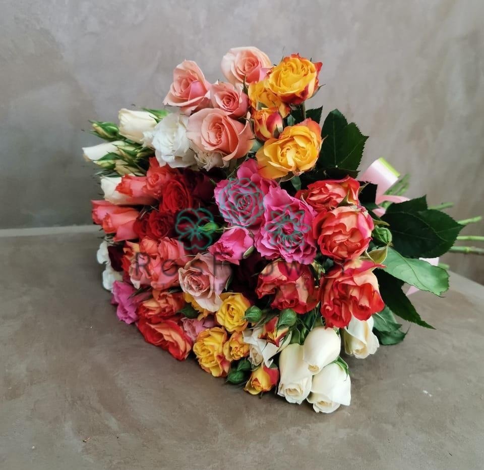 Букет цветов из: Розы в Облучье