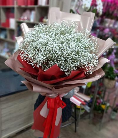 Букет цветов из: Гипсофила в Облучье