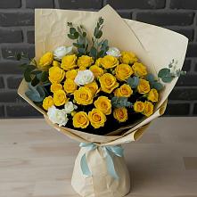 Букет цветов из:  Розы в Облучье