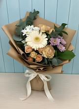 Букет цветов из:  Герберы и Хризантемы #REPLACE_PRED# Облучье