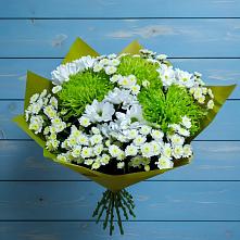 Букет цветов из:  Хризантемы в Облучье