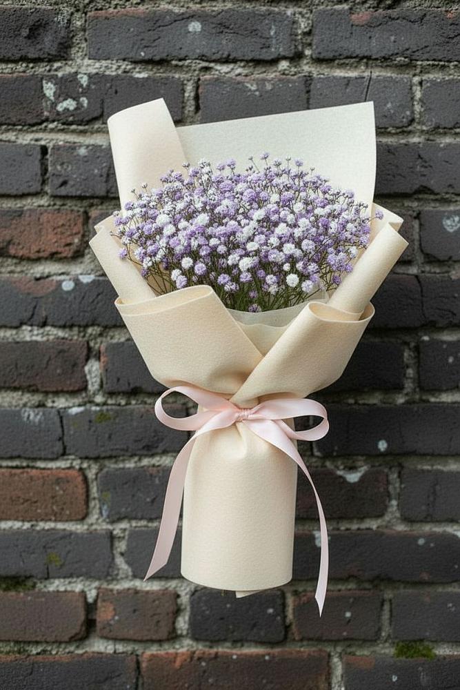 Букет цветов из: Гипсофила в Облучье