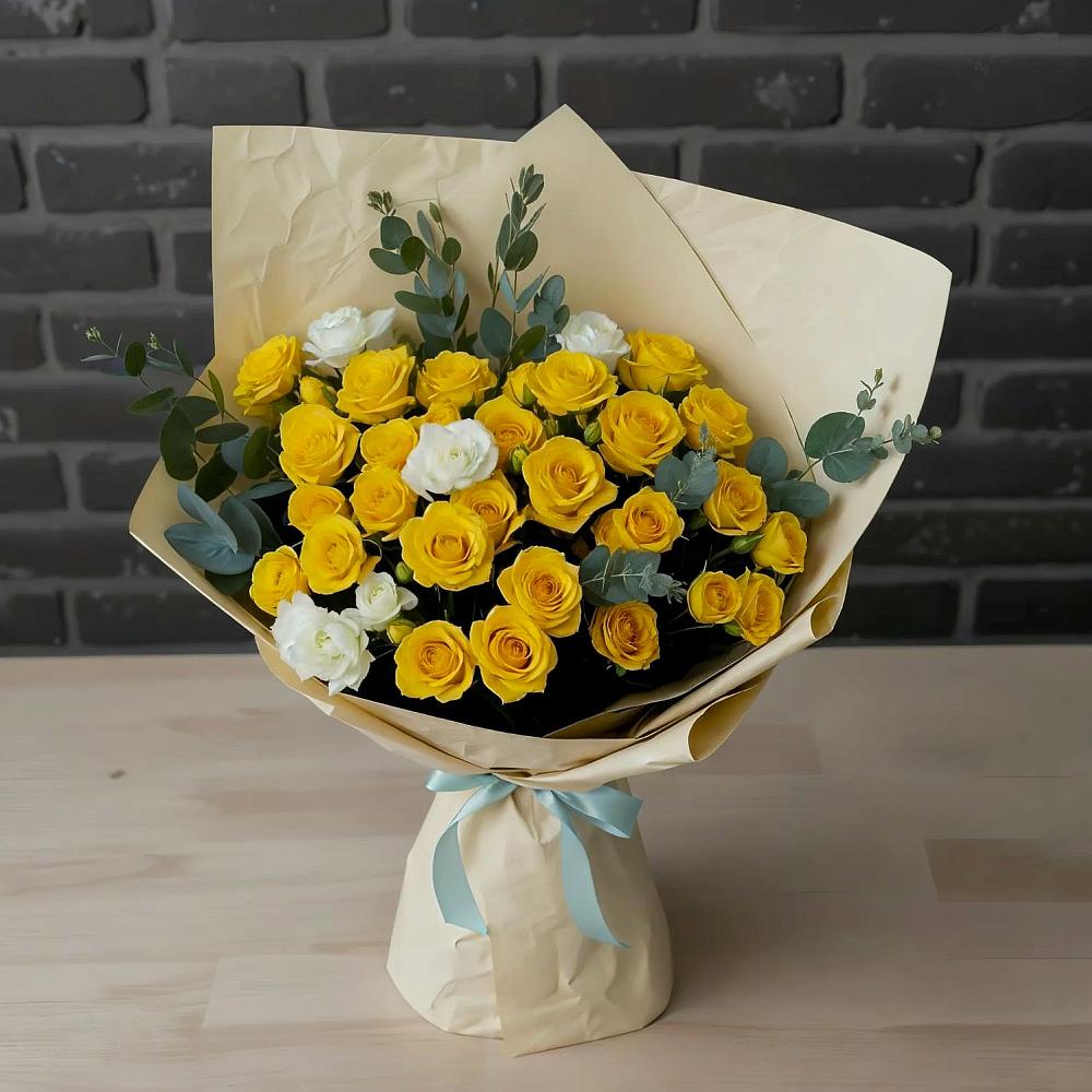 Букет цветов из: Розы в Облучье