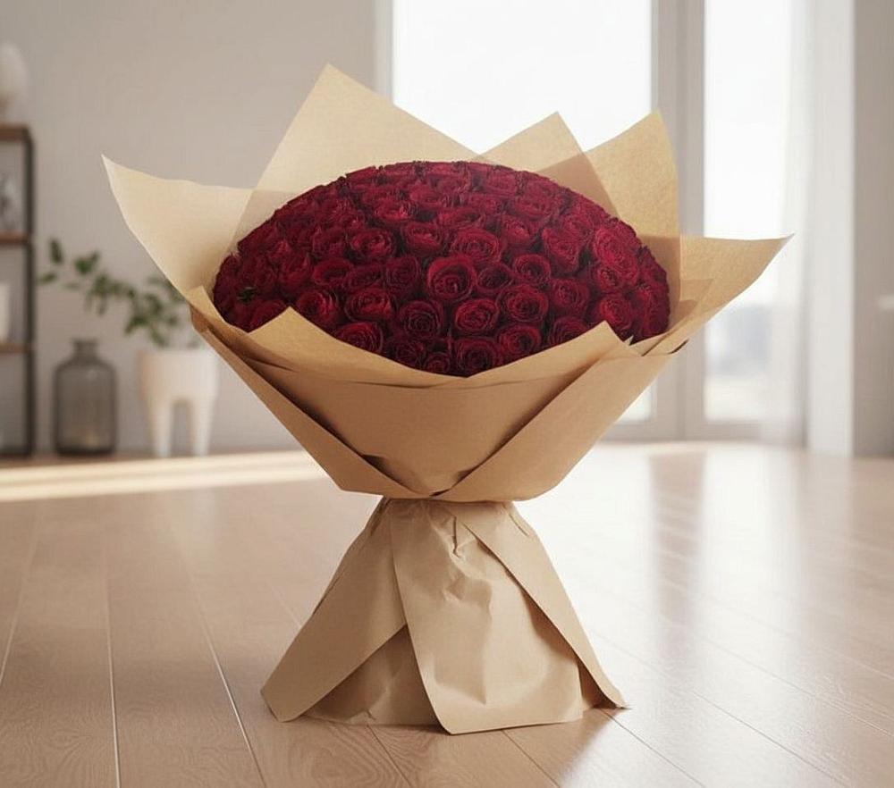 101 Красная роза в Облучье Букет 101 Красная роза в Облучье