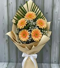 Букет цветов из:  Герберы в Облучье